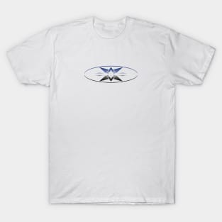 ABSTRACT DRAWING. BLUE WHITE BLACK. SAMER BRASIL T-Shirt